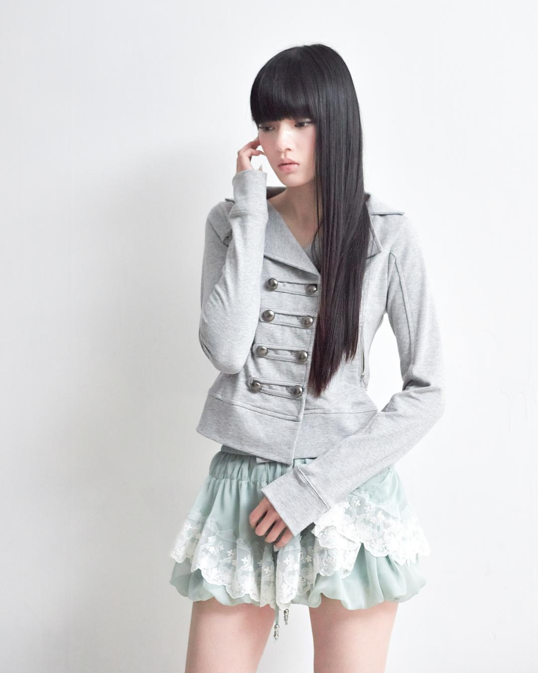 DOUBLE SNAP JACKET [MELANGE]