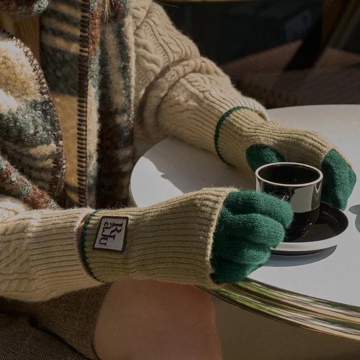 Two Tone Warmer Gloves_5 Color