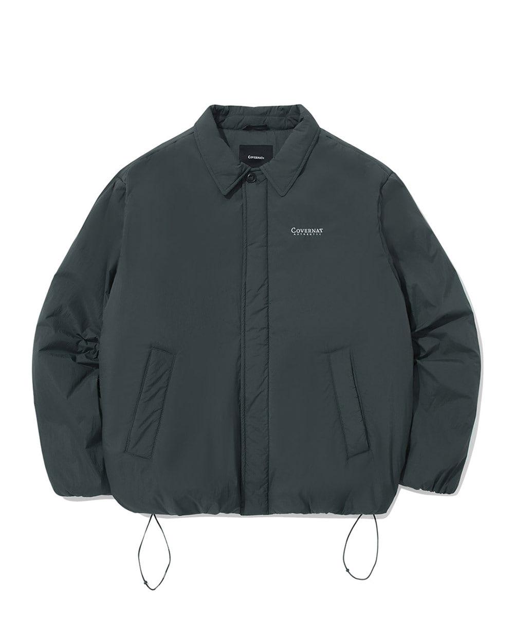 패디드 코치 자켓 차콜