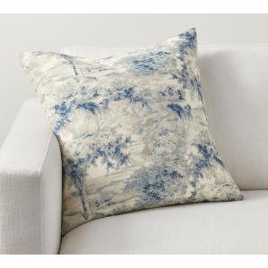 쟈뎅 투알 프린트 쿠션커버_20x20(페인터리 블루)