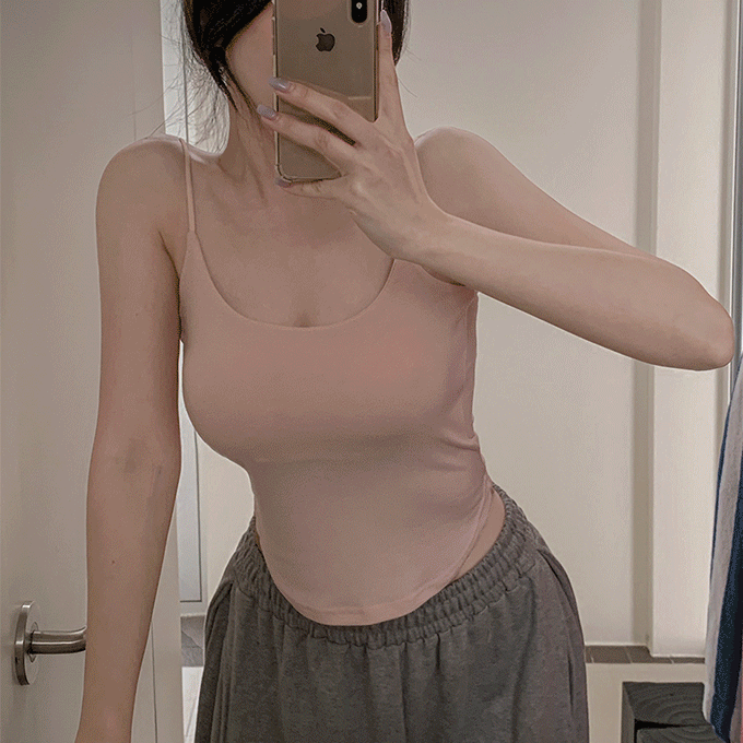 히니크 [자체제작/2천장돌파]세러데이 캡내장 라운딩 나시 -3 color