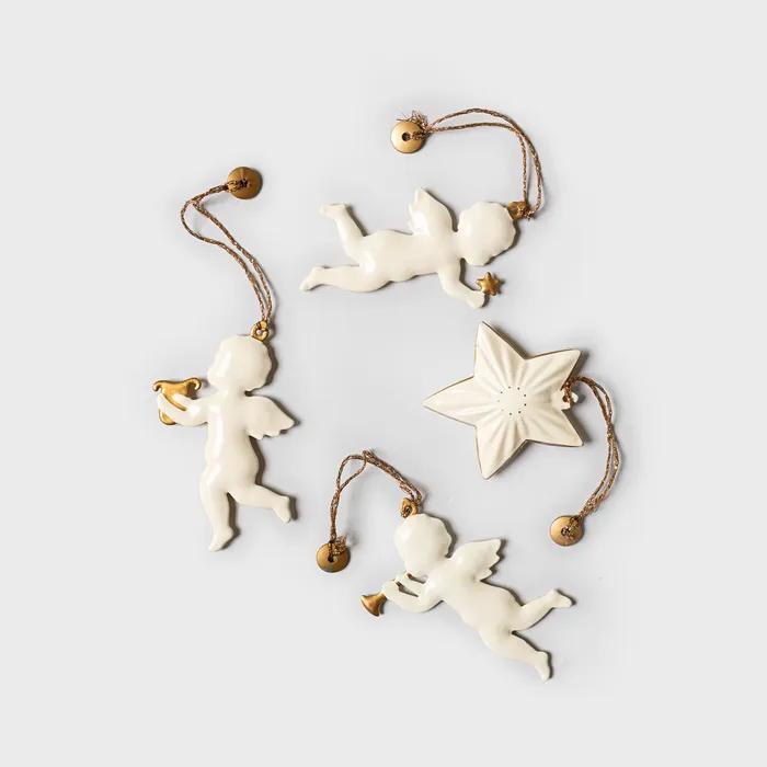 Maileg 메일레그 크리스마스오너먼트 Metal Ornament Set Holy Night