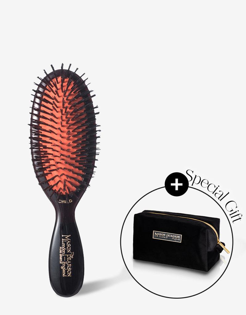 (파우치증정) 차일드 브리스틀헤어브러시 CB4