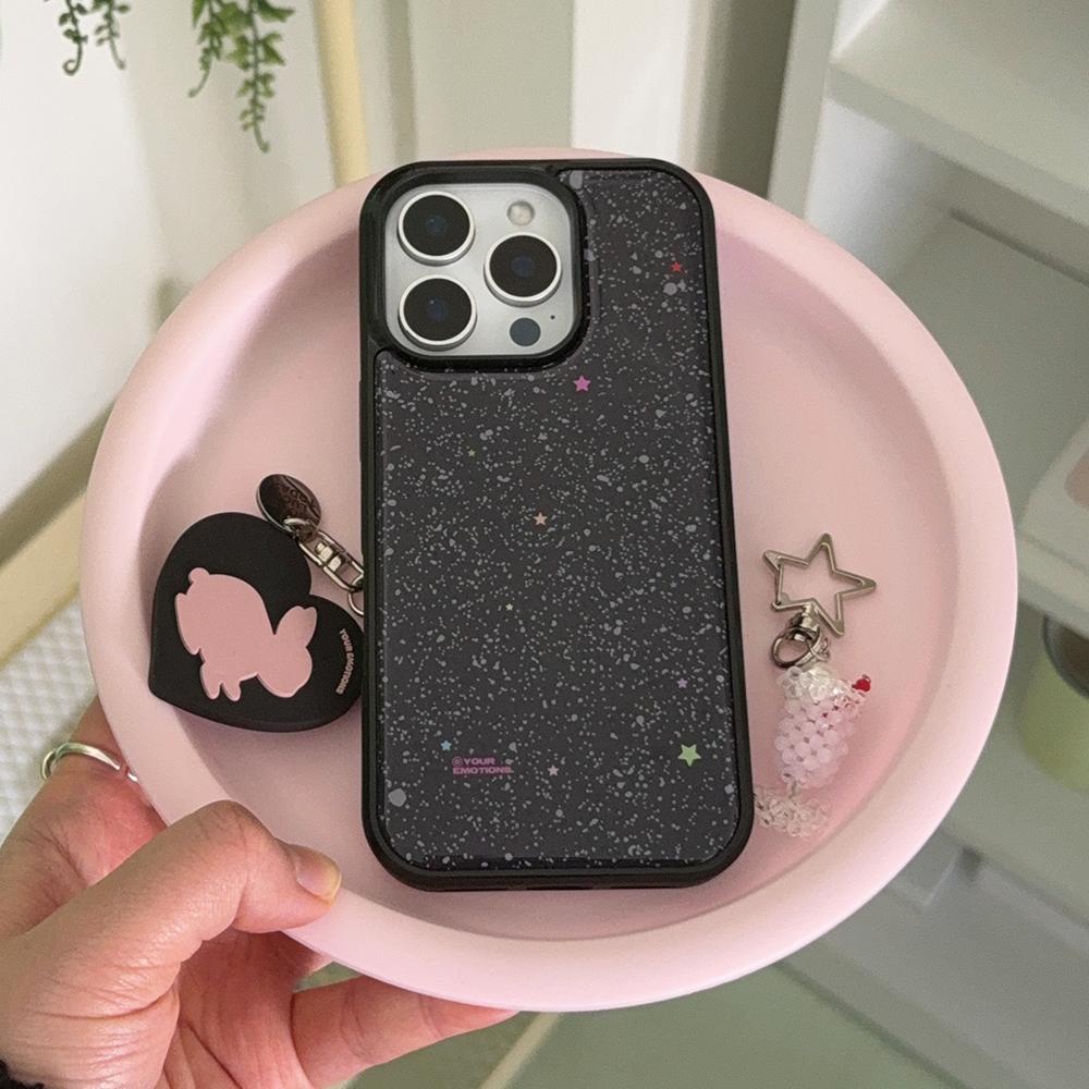 [29CM 단독]  star candy black case 에폭시 범퍼 케이스