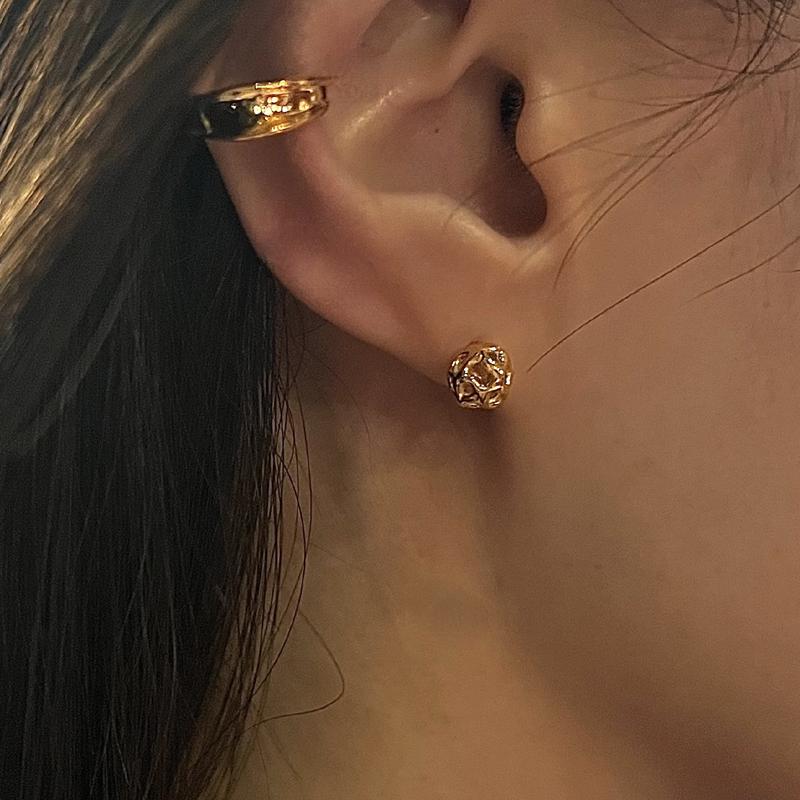 [에스파 카리나 착용] Snowball earrings 2
