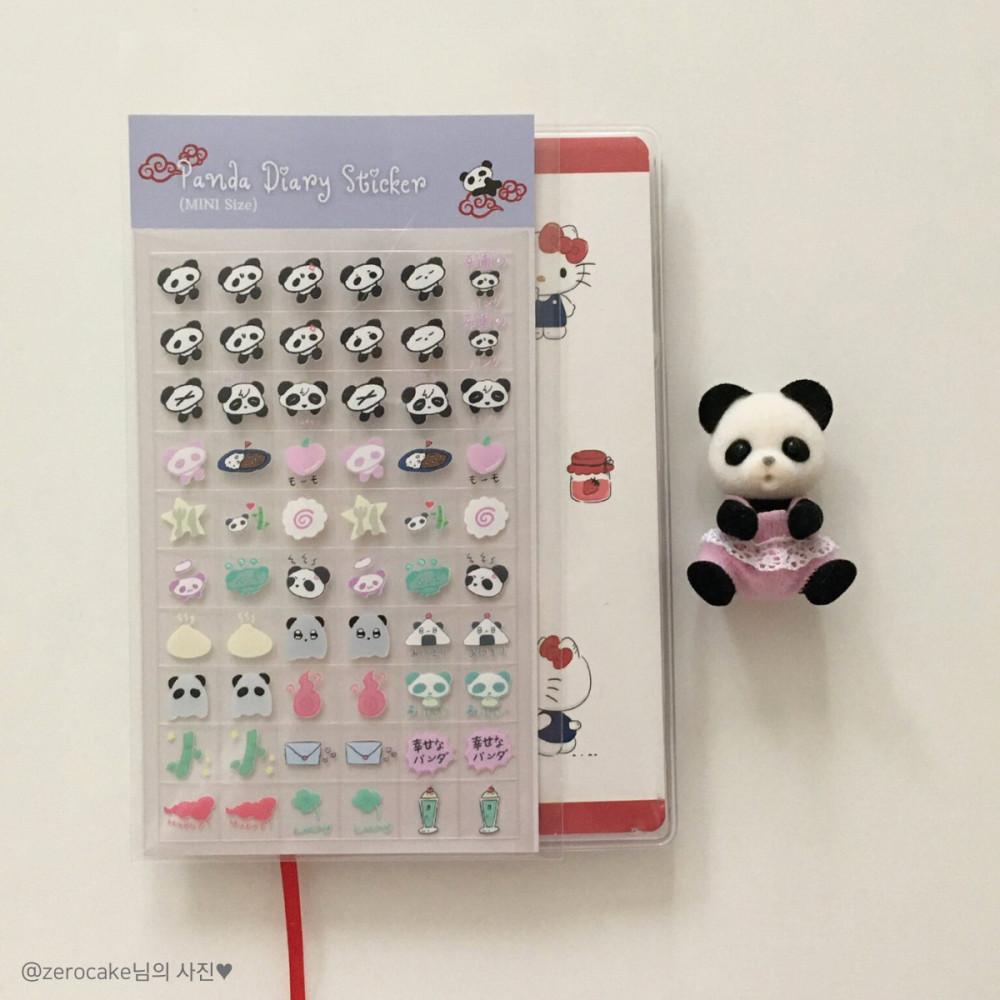 [totomi⋆토토미] panda diary sticker