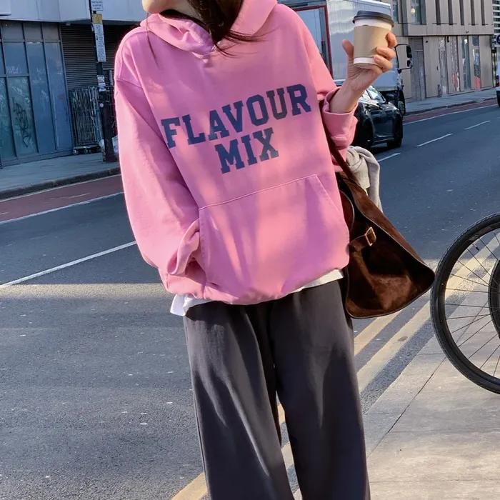 a pigment hoodie (pink)
