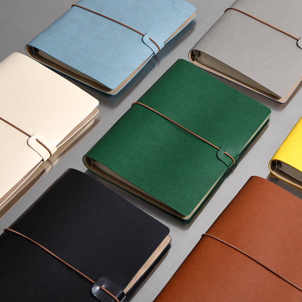 2023 빈티지 가죽 6공 다이어리 A5 미니 만년 무지 바인더