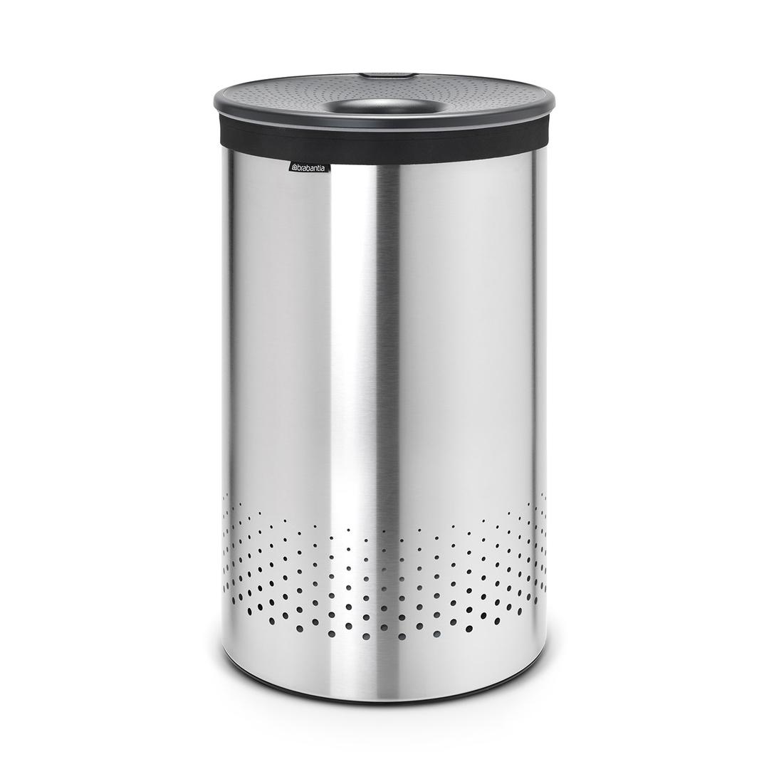 Brabantia Laundry Basket 60L, Matt Steel