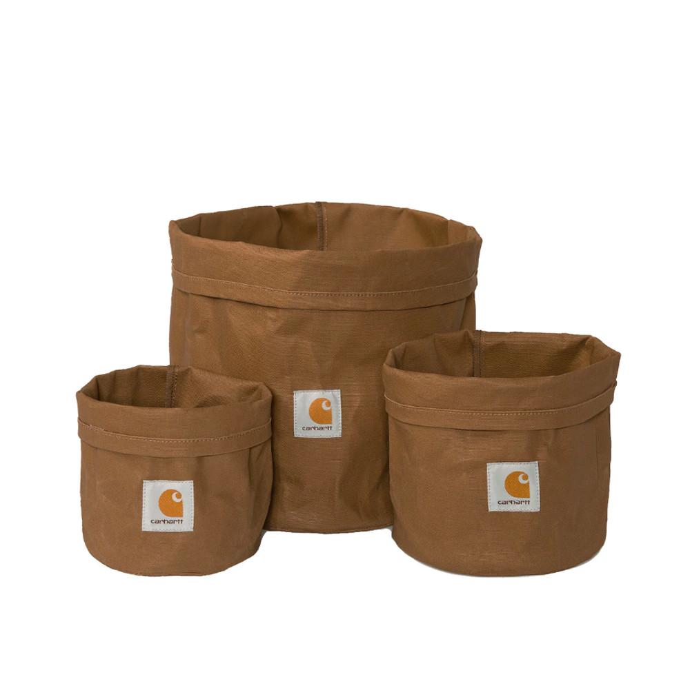 칼하트 WIP 캔버스 화분 바구니 3개 세트 감성 인테리어 소품 북유럽 (독일 배송)