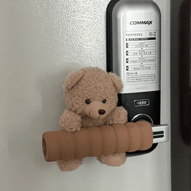 리틀림 1+1+1 곰돌이 도어커버 문 손잡이 인형 (3개세트)