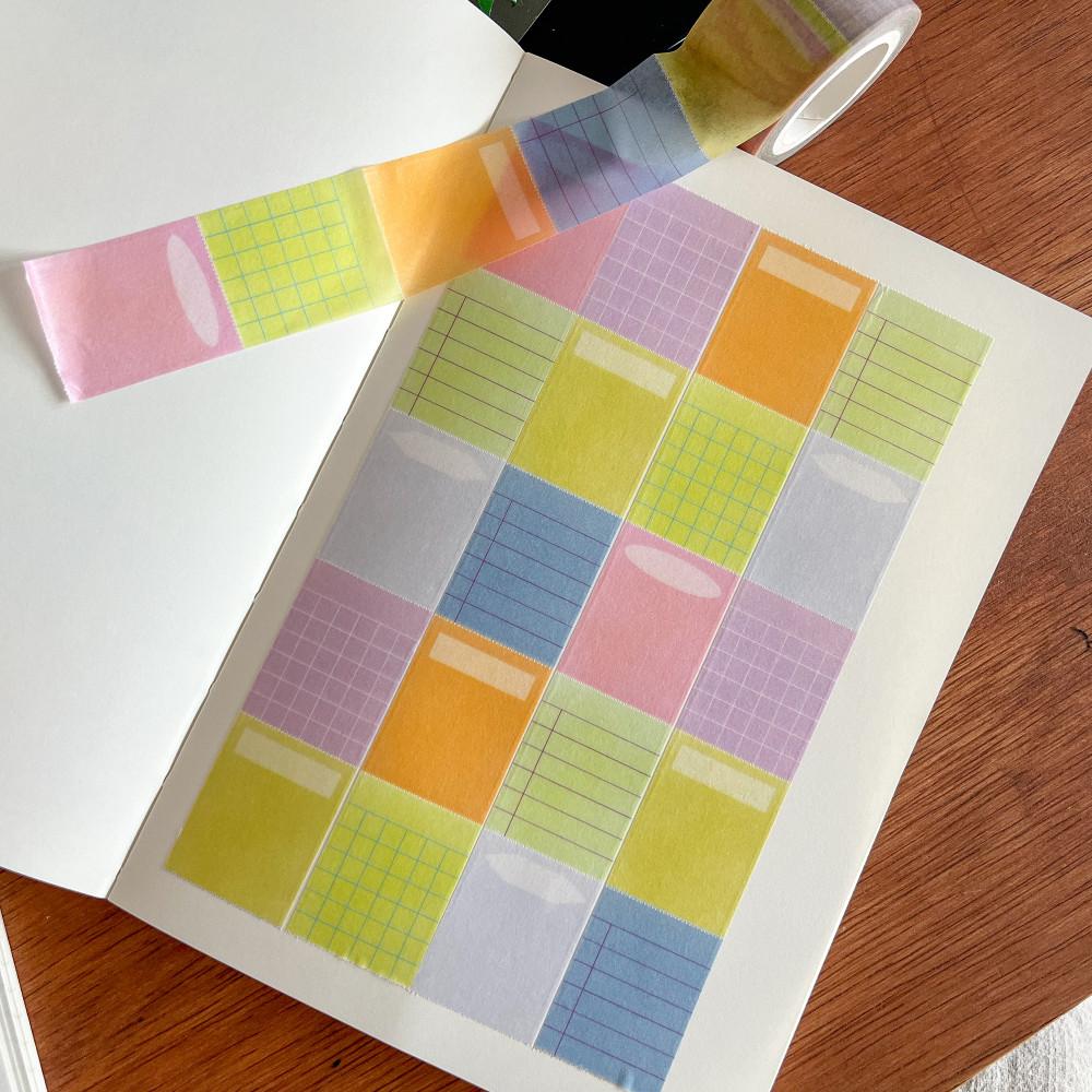 monthly masking tape