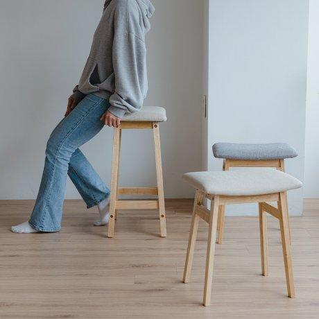 원목 패브릭 바스툴 아일랜드 식탁의자 대