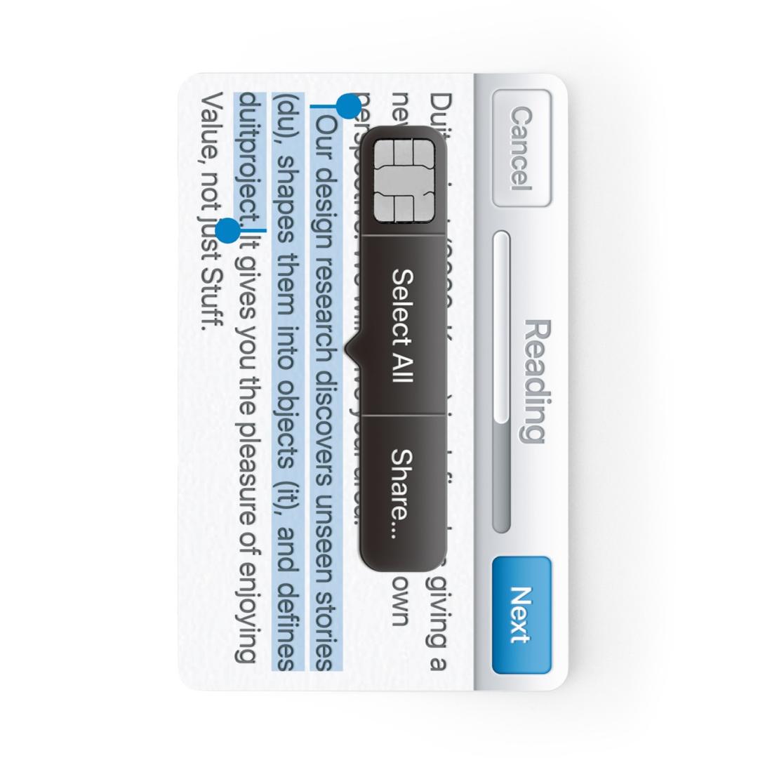 Duit Card Sticker 007