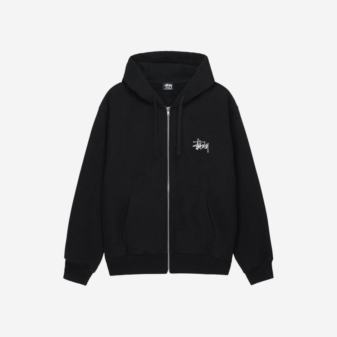 Stussy Basic Zip Hoodie Black 2024