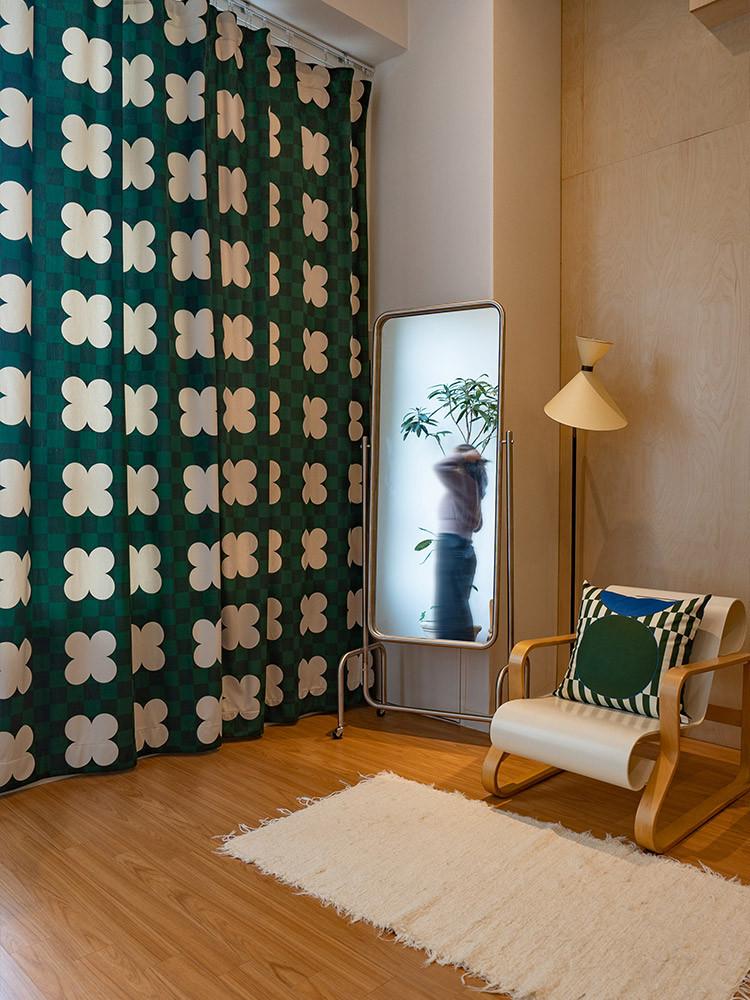 [드롭드롭드롭] 벨벳 거실 암막커튼 CLOVER IN OHIO HOLIDAY