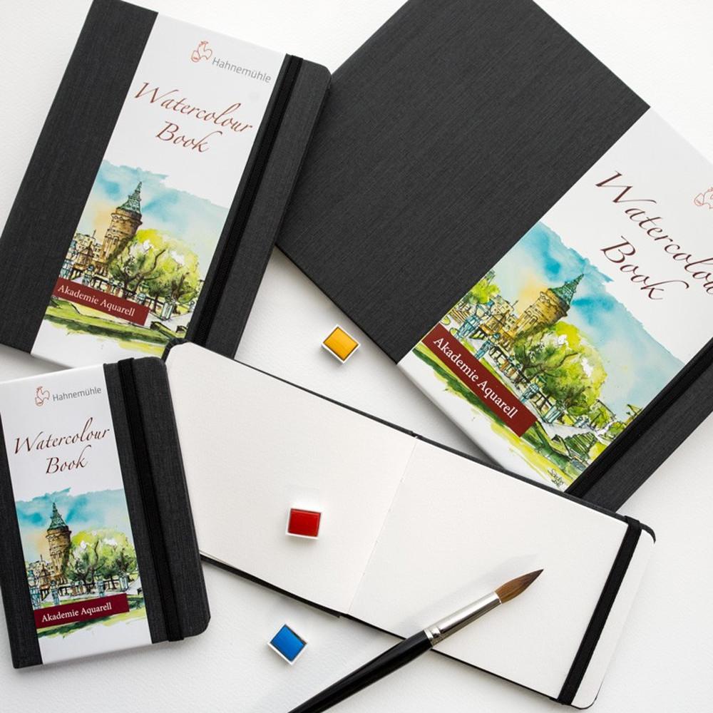 하네뮬레 워터칼라북 수채화노트 A6, A5(200g 30장)어반스케치 양장북