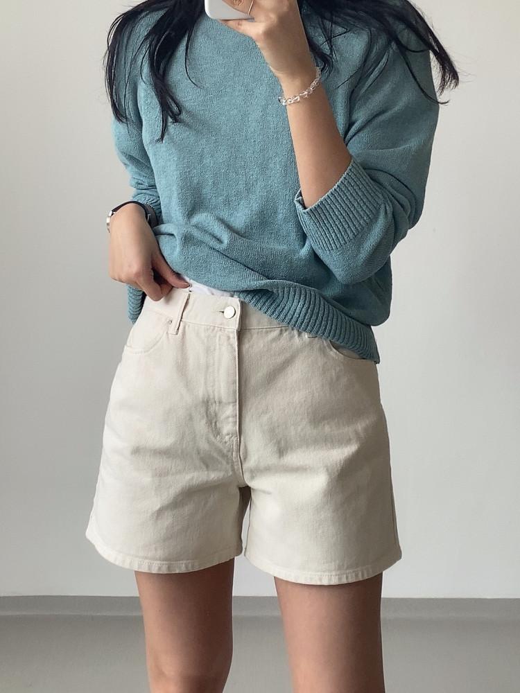 2021 s/s 헬베티카 칼라 하프데님 4color