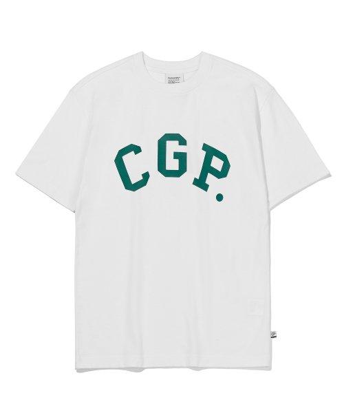 CGP 심플 아치 로고 티셔츠_그린