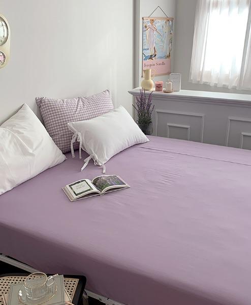 [워싱아사] 60수 워싱아사_홑겹 매트커버 (3colors)(맞춤가능)