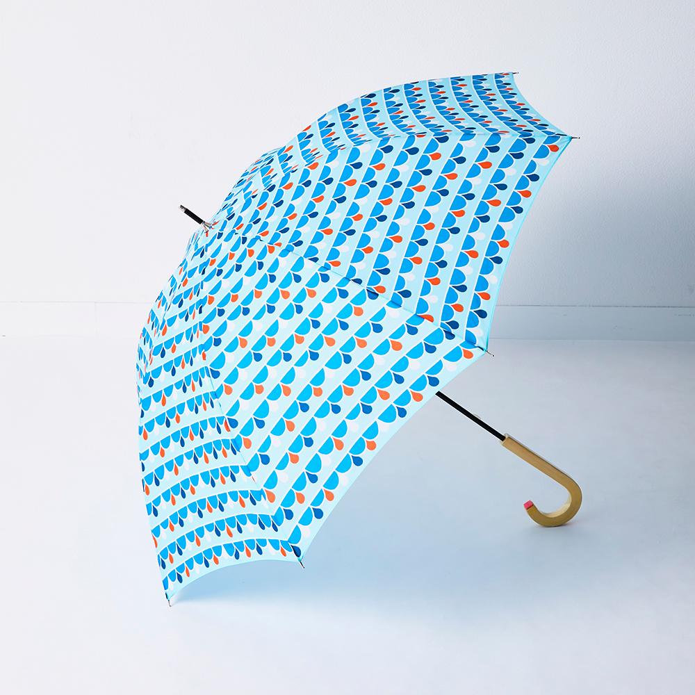 일본 오가와 우산 - KORKO DROP BLUE 예쁜 장우산 파란색 하늘색 카본 우산