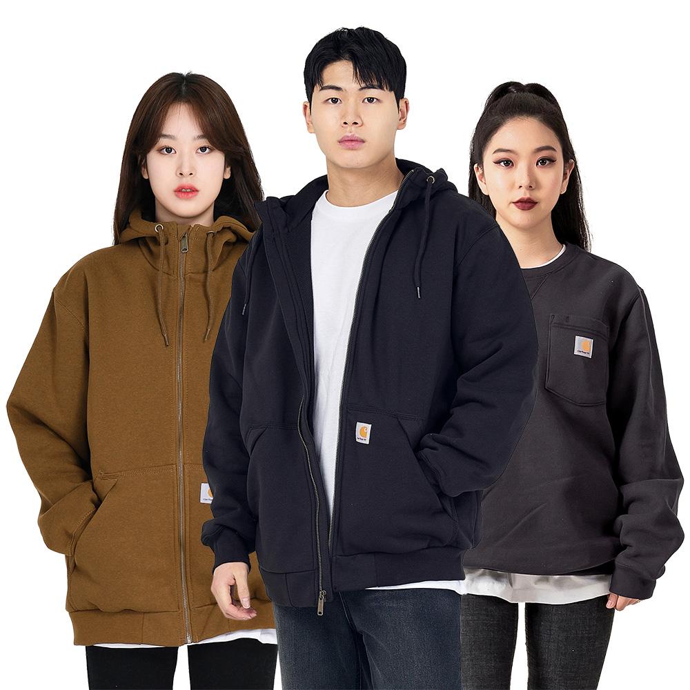 칼하트 후드집업 맨투맨 써멀 후드티 긴팔티 모음