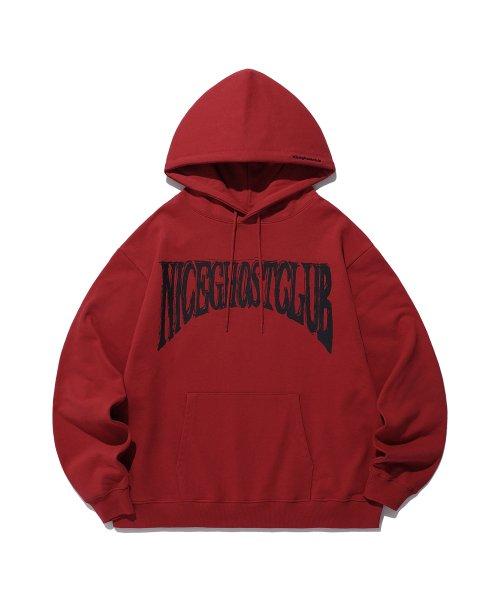 BRUSH LOGO HOODIE_RED(NG2ESUM403A)