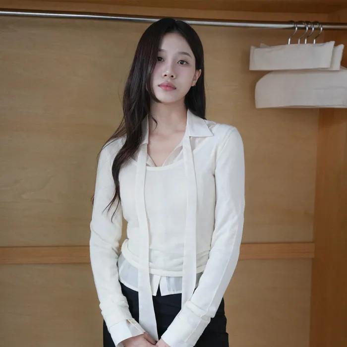 헨느 울 베이직 니트 (아이보리)