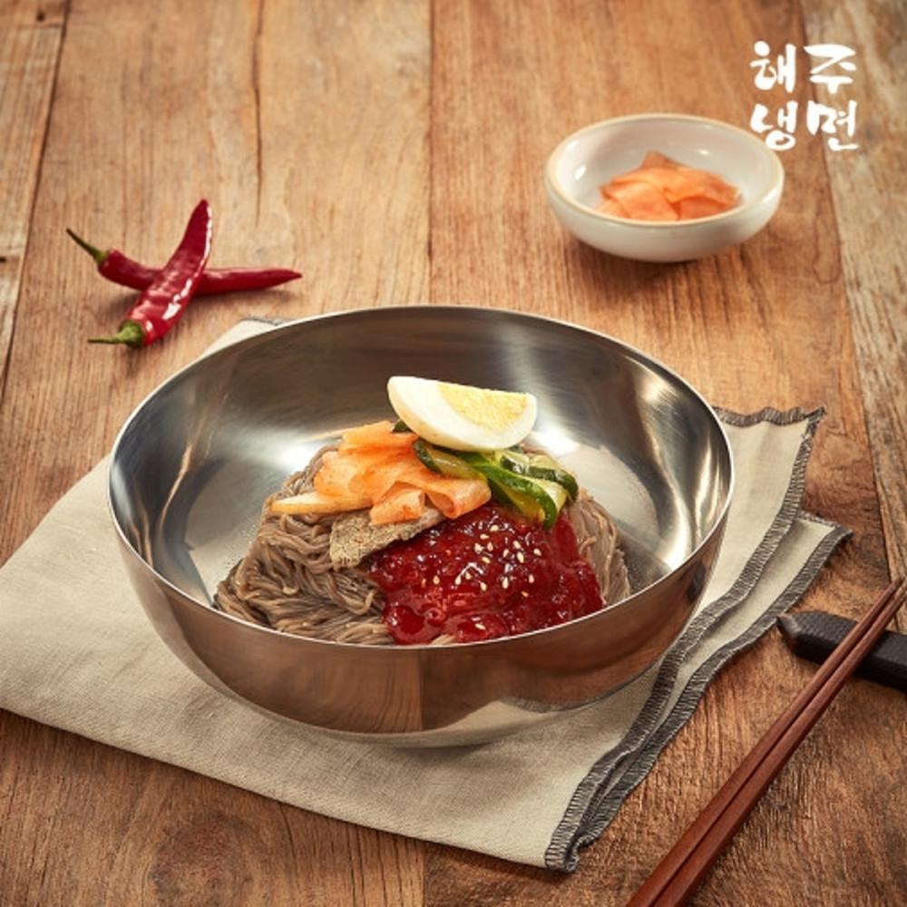 신천 해주냉면 매운냉면 비빔냉면 맛집 밀키트 육수 무절임 세트 4인분