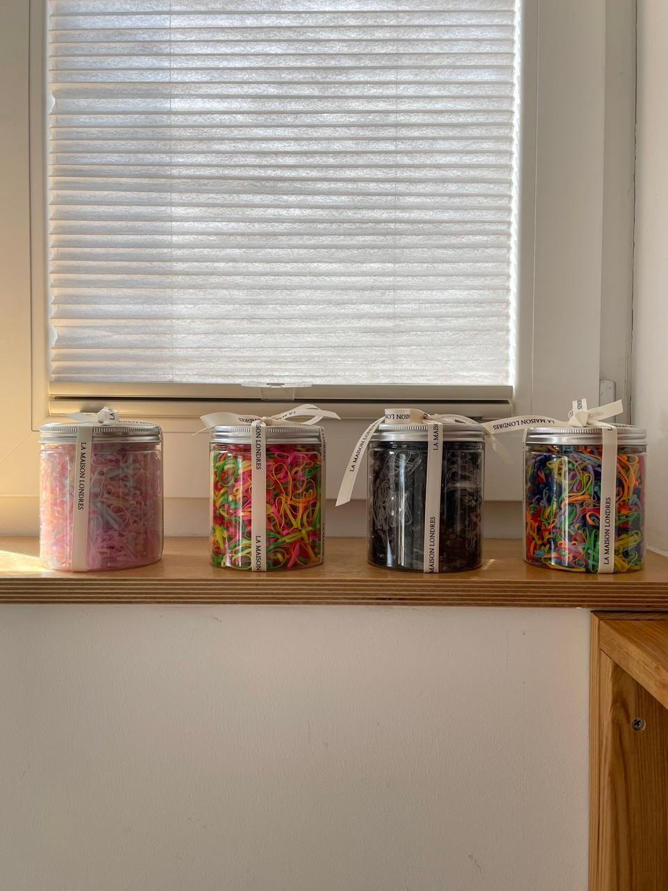 (4종) 아기 머리끈 여아 어린이 고무줄 헤어끈 생일선물