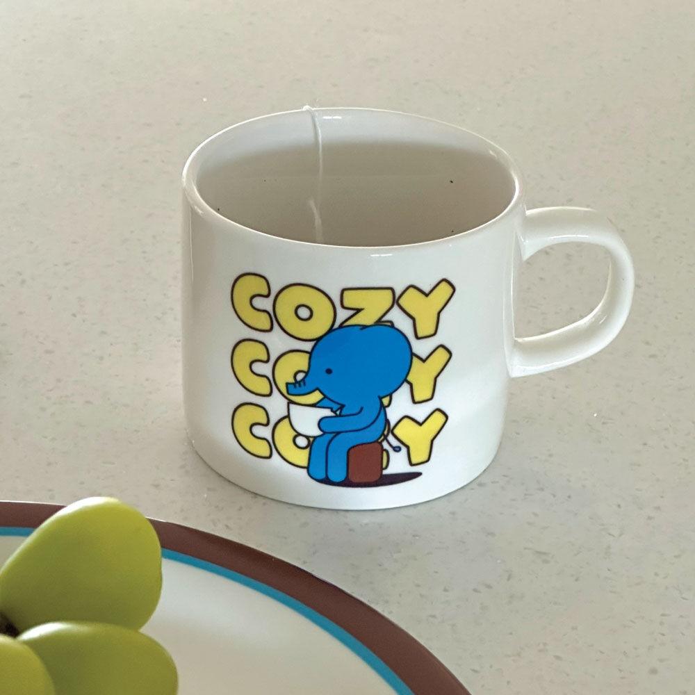 애니멀 티 클럽 코끼리 9oz