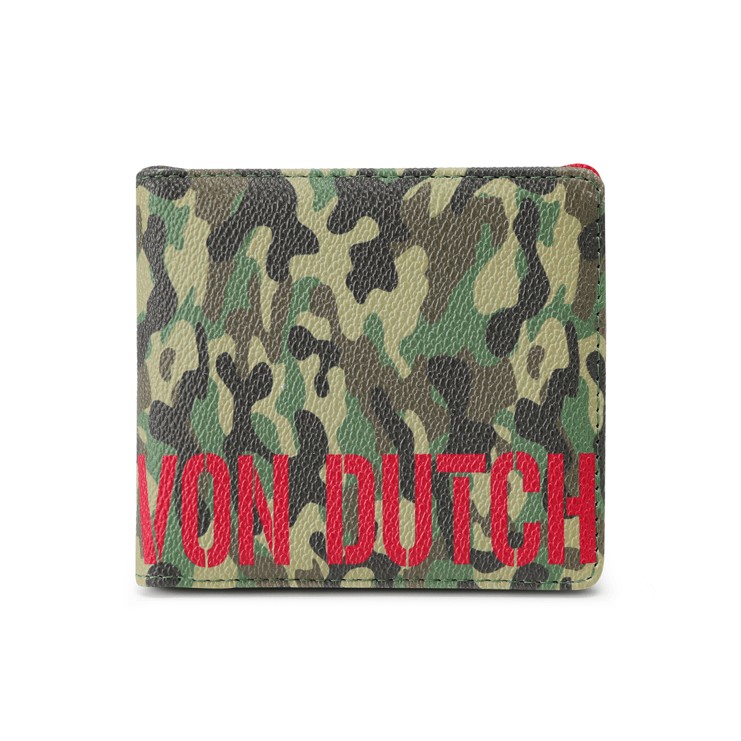 Camo Overprint Bi-fold Wallet - Camouflage