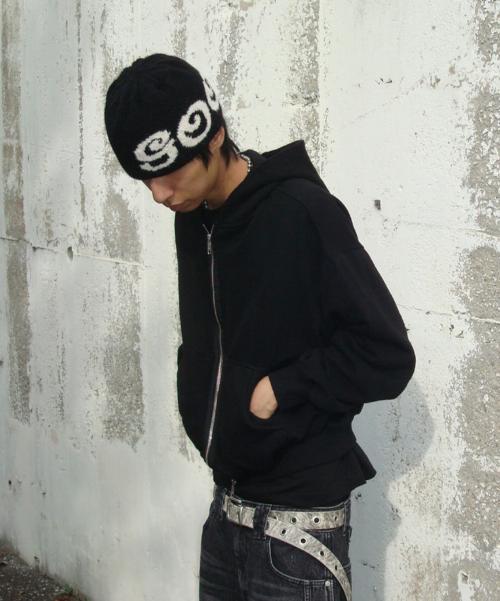 Vintage Big Logo Hood Zip-UP (2WAY)