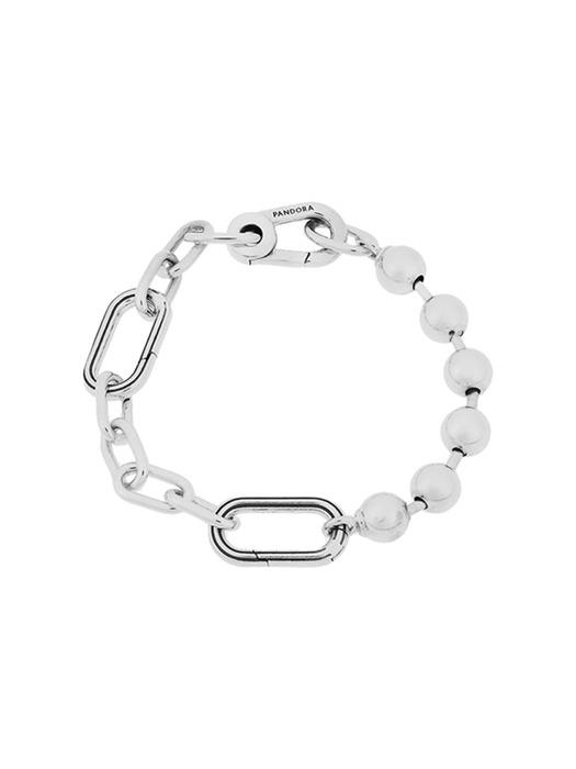 판도라 592793C00 판도라 미 메탈 비드 & 링크 체인 실버 팔찌