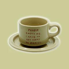 REFILL 200ml 컵앤소서 카페라떼잔