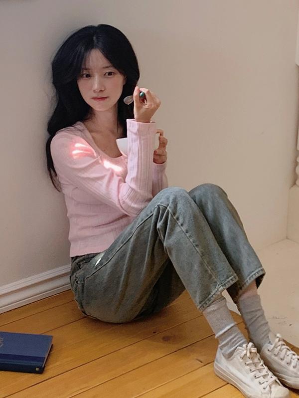 슬로우앤드 [당일출발🚚] #SLOWMADE. 여리핏 슬림단작 골지가디건 - 3 color