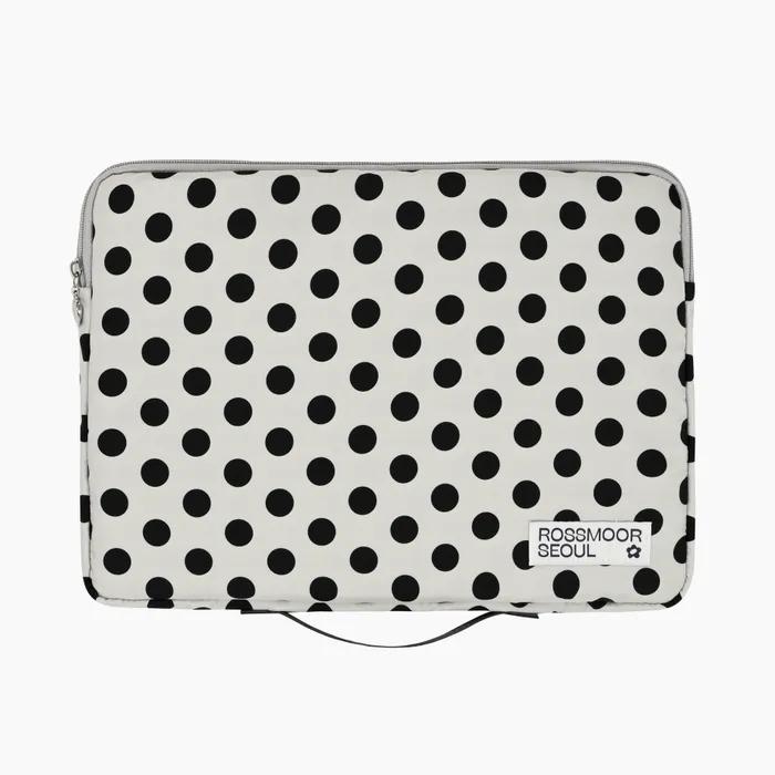 [2차 재입고]Dotty ivory laptop pouch _ 2sizes
