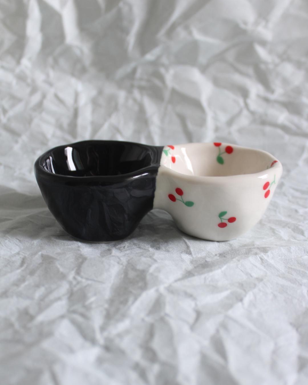 cherry egg sauce bowl