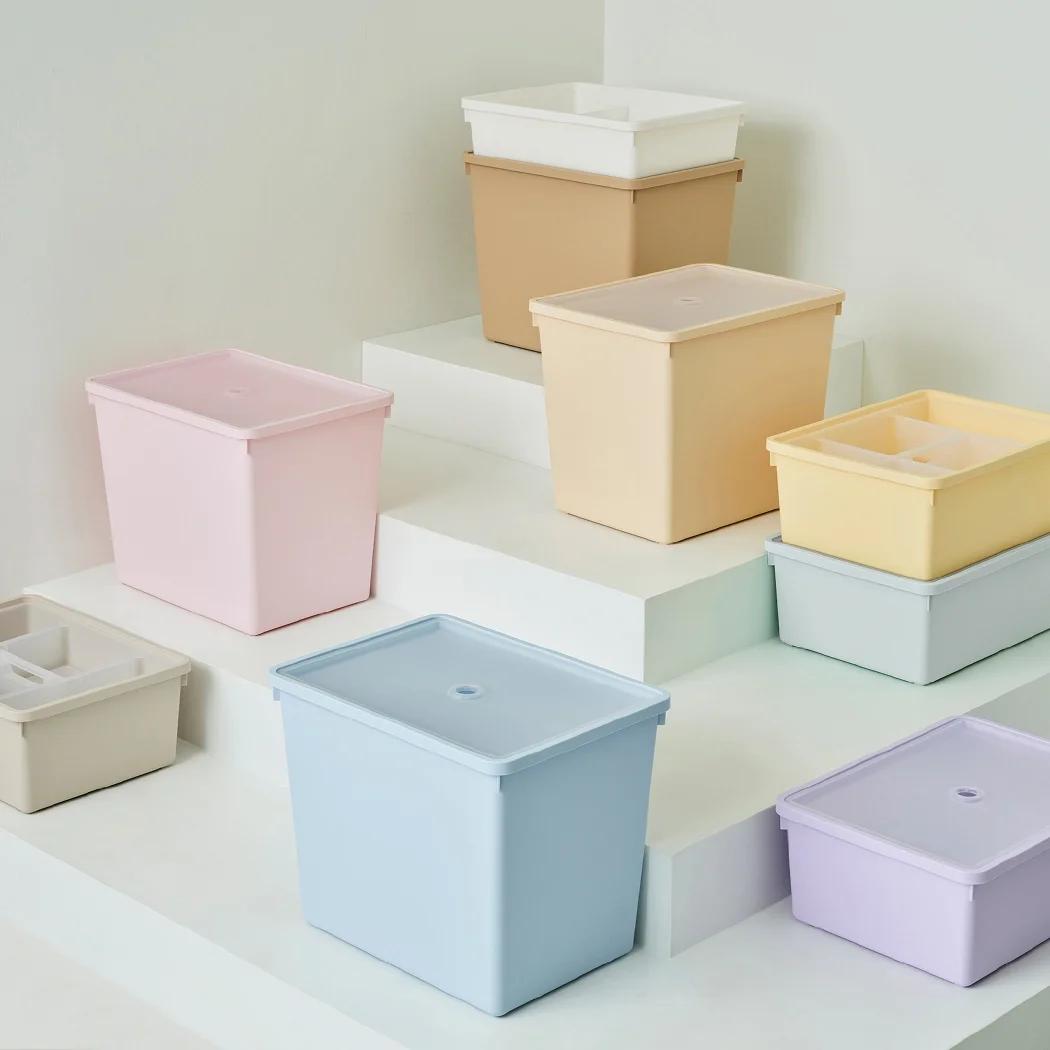 샘키즈 플라스틱 리빙박스 소품 모음 (박스/뚜껑/레일) - 한샘몰