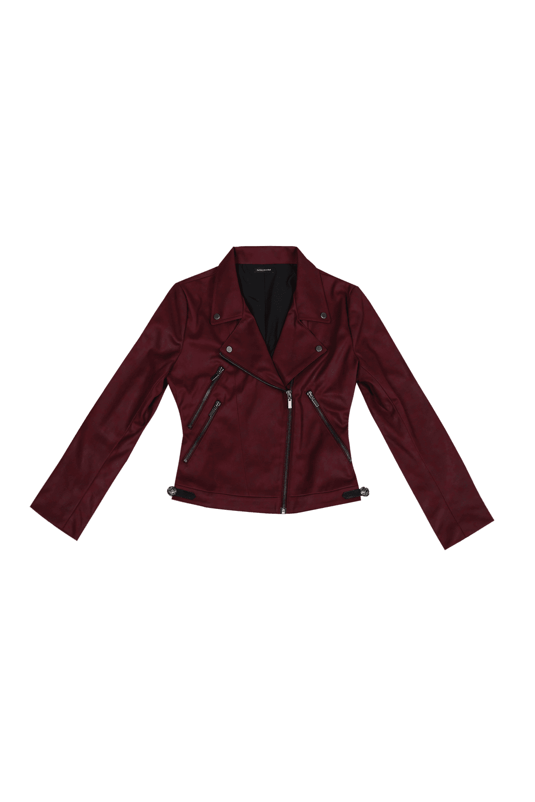 ANTIQUE ROSE SLIM RIDER JACKET #SUEDE RED - 달링유어배드
