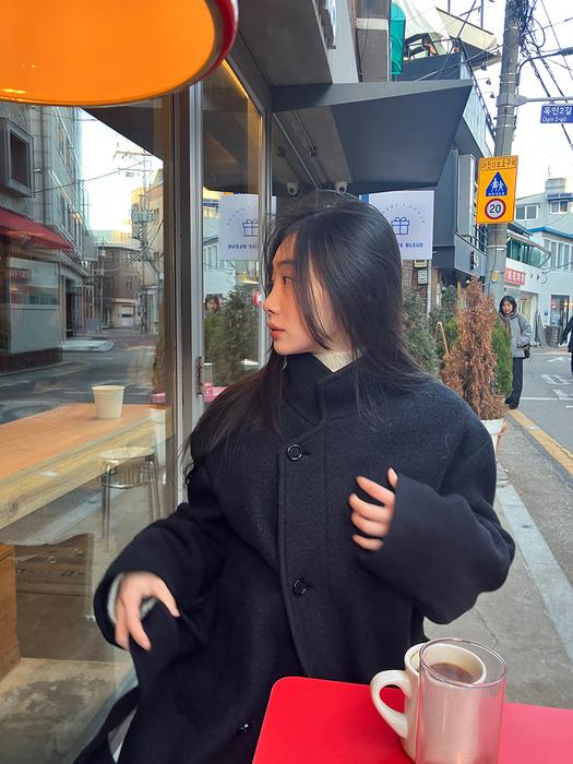 [영서PICK] Half Pea Coat  Black (AG6130B015)