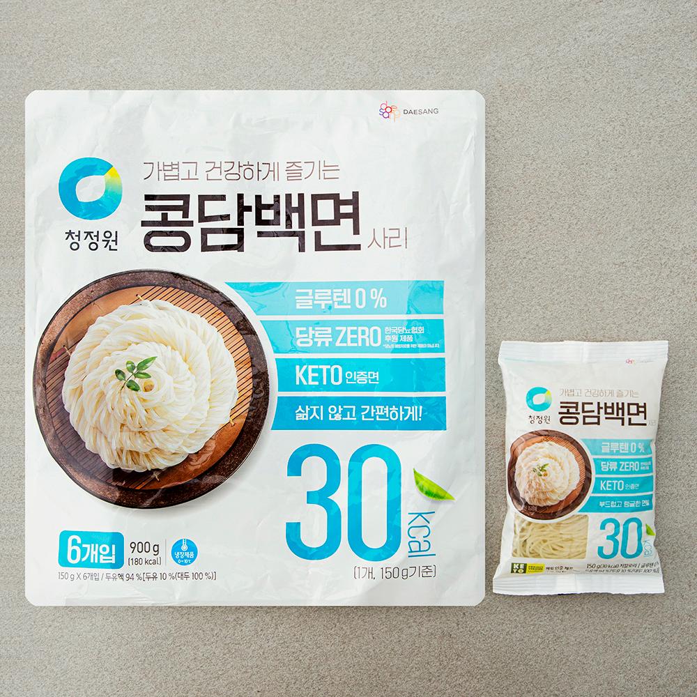 청정원 콩담백면 6개입, 900g, 1개