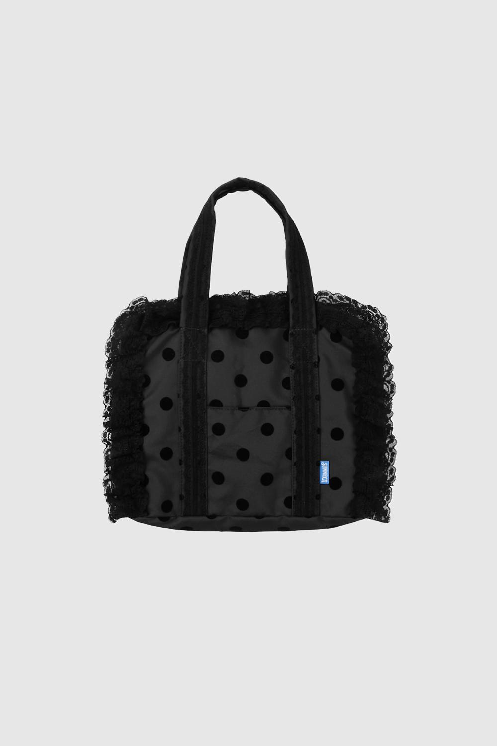 [써넥트] P.D. LACE HAND BAG (BLACK)