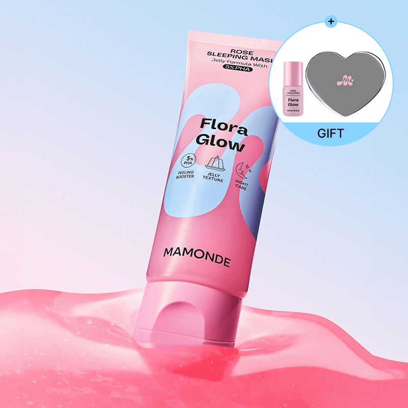 NEW 플로라글로우 로즈 슬리핑 마스크 80g