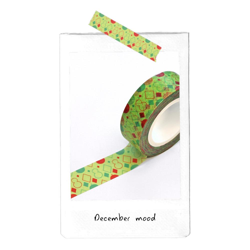 [츄지어바웃] December mood 패턴 마스킹테이프