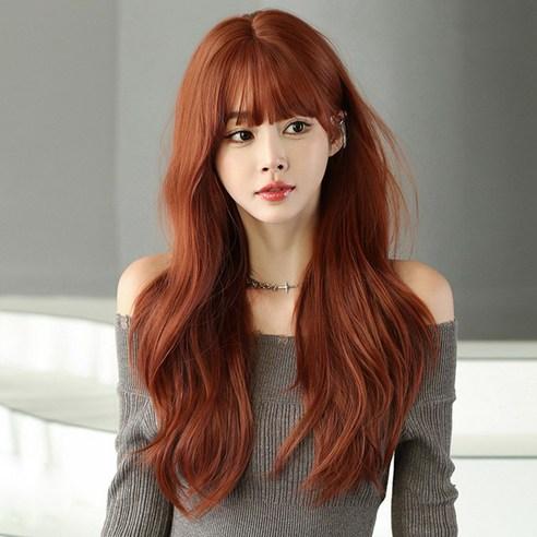 하이유니 메리제인 웨이브펌 롱 헤어 통가발 65cm - 가발/붙임머리 | 쿠팡