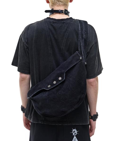 Op. 10 KLEPTO DENIM BAG BLACK