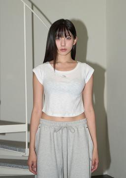 smooth tee - ivory