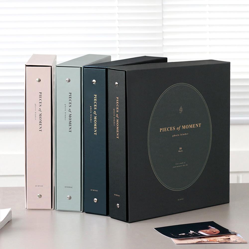 아이코닉 그랜드바인더 사진앨범 (포켓 대용량 네컷 포토 초음파 성장 사진첩 접착식)