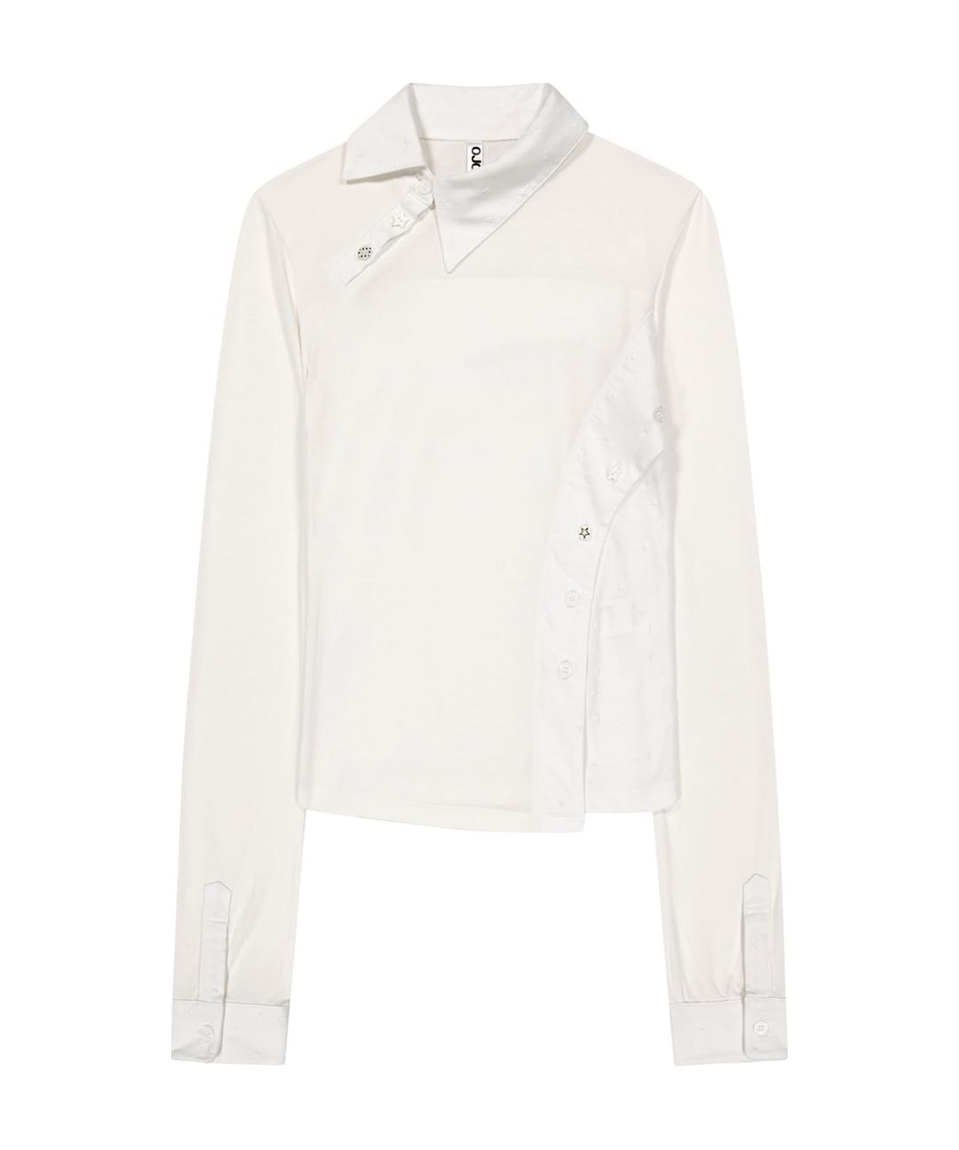 *Preview, 9/5 Open* Starcut Jersey Collar Tee / Off White